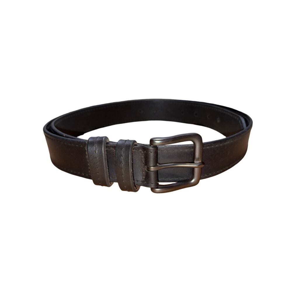 Wrangler Black Genuine Leather Belt Size: 46 - 48